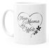 Geschenk-Tasse Herz Beste Mama der Welt Geschenk zum Muttertag Tasse  einfarbig MoonWorks®preview