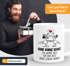 LIEBTASTISCH Keine Sorge, Schatz... Ich werde Dich für den Rest deines Lebens Nerven! - Made in Germany - High Quality - Love Mug - Coffee Cup - Tea Cup - Gift ... (White