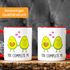 Geschenk-Tasse Liebe Avocado You complete me Kaffeetasse Teetasse Keramiktasse MoonWorks®preview
