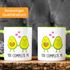Geschenk-Tasse Liebe Avocado You complete me Kaffeetasse Teetasse Keramiktasse MoonWorks®preview