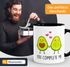 Geschenk-Tasse Liebe Avocado You complete me Kaffeetasse Teetasse Keramiktasse MoonWorks®preview