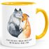 Geschenk-Tasse Liebe Spruch Ich will dich heute morgen nächste Woche Fuchs verliebt Freund Freundin MoonWorks®preview