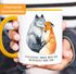 Geschenk-Tasse Liebe Spruch Ich will dich heute morgen nächste Woche Fuchs verliebt Freund Freundin MoonWorks®preview