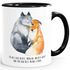 Geschenk-Tasse Liebe Spruch Ich will dich heute morgen nächste Woche Fuchs verliebt Freund Freundin MoonWorks®preview
