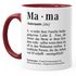 Geschenk-Tasse Mama Definition Dictionary Wörterbuch Duden Muttertagsgeschenk MoonWorks®preview