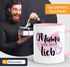 Geschenk-Tasse Muttertag Mama hab dich lieb Herz Kaffeetasse Teetasse Keramiktasse MoonWorks®preview
