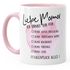 Geschenk-Tasse Muttertag Mama ich danke dir für alles Kaffeetasse Teetasse Keramiktasse MoonWorks®preview