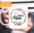 Geschenk-Tasse Weltbeste Mama Geschenk Mutter Muttertag Tasse Blumen Innenfarbe MoonWorks®preview