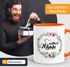 Geschenk-Tasse Weltbeste Mama Geschenk Mutter Muttertag Tasse Blumen Innenfarbe MoonWorks®preview
