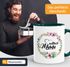 Geschenk-Tasse Weltbeste Mama Geschenk Mutter Muttertag Tasse Blumen Innenfarbe MoonWorks®preview