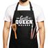 Grill-Schürze für Frauen mit Spruch Grill Queen Deluxe Baumwoll-Schürze Damen Küchenschürze Moonworks®preview