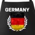 Grill-Schürze für Männer Fußball WM 2018 Deutschland Germany Flagge Vintage Baumwoll-Schürze Küchenschürze Moonworks®preview