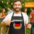 Grill-Schürze für Männer Fußball WM 2026 Deutschland Germany Flagge Vintage Baumwoll-Schürze Küchenschürze Moonworks®preview