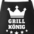 Grill-Schürze für Männer Grill-König Krone Sterne Moonworks®preview