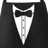 Grill-Schürze für Männer Grillschürze Smoking Suit Anzug Fliege lustig Baumwoll-Schürze Küchenschürze Moonworks®preview