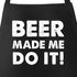 Grill-Schürze für Männer mit Spruch Beer Made mit Do It Moonworks®preview