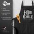 Grill-Schürze für Männer mit Spruch Der Herr der Kohle die Rückkehr des Grillkönigs Moonworks®preview