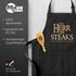 Grill-Schürze für Männer mit Spruch Der Herr der Steaks die Rückkehr des Grillkönigs Moonworks®preview