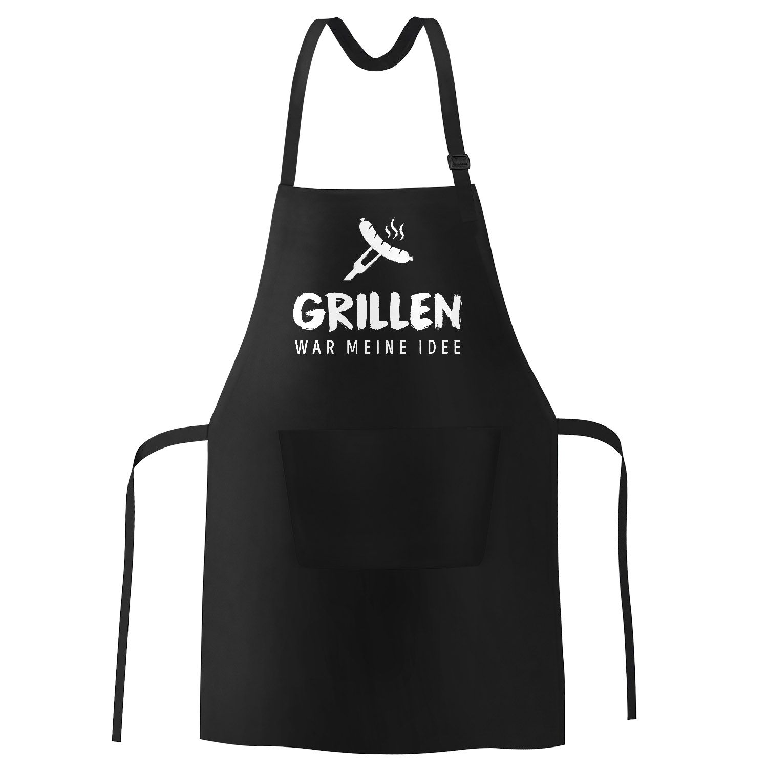GrillSchürze für Männer mit Spruch Grillen war meine Idee Spruch