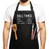 Grill-Schürze für Männer mit Spruch Grillschürze BBQ Timer Bier Baumwoll-Schürze Küchenschürze Moonworks®preview