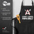 Grill-Schürze für Männer mit Spruch Schritt zurück {style_variation_string} grillt Baumwoll-Schürze Grill-schürze Küchenschürze Moonworks®preview