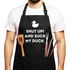 Grill-Schürze für Männer mit Spruch shut up and suck my duck und Quietsche Entchen Motiv Baumwoll-Schürze Küchenschürze Moonworks®preview