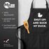 Grill-Schürze für Männer mit Spruch shut up and suck my duck und Quietsche Entchen Motiv Baumwoll-Schürze Küchenschürze Moonworks®preview