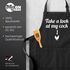 Grill-Schürze für Männer mit Spruch Take al look at my cock Baumwollschürze Küchenschürze Moonworks®preview