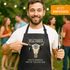 Grill-Schürze für Männer mit Spruch Vegetarier / Veganer Schlechter Jäger Spruch Skull Baumwoll-Schürze Küchenschürze Moonworks®preview