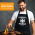 Grill-Schürze für Männer mit WM Deutschland Germany Drinking Team Motiv Baumwoll-Schürze Grill-schürze Küchenschürze Moonworks®preview