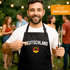 Grill-Schürze für Männer WM Deutschland Flagge Adler Baumwoll-Schürze Küchenschürze Moonworks®preview