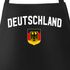 Grill-Schürze für Männer WM Deutschland Flagge Adler Baumwoll-Schürze Küchenschürze Moonworks®preview