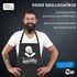 Grill-Schürze Kochschürze für Männer anpassbarer Name Pirat Totenkopf personalisierte Küchenschürze Herren Baumwolle Moonworks®preview