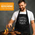 Grill-Schürze mit Name und Alter anpassbar lustiger Spruch personalisierte Geschenke Geburtstag Moonworks®preview
