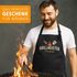 Grillschürze für Männer BBQ Schürze mit Name und Grillmeister-Design personalisiert Kochschürze Herren Grillgeschenk Schürze Baumwolle MoonWorks®preview