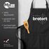 Grillschürze für Männer Bratort mit Name personalisiert Kochschürze Herren für BBQ Grillgeschenk Schürze Baumwolle MoonWorks®preview