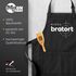 Grillschürze für Männer Bratort mit Name personalisiert Kochschürze Herren für BBQ Grillgeschenk Schürze Baumwolle MoonWorks®preview