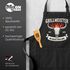 Grillschürze für Männer Grillmeister mit Name personalisiert Geschenk für Papa Männer, Geburtstag Vatertag,Grillparty MoonWorks®preview