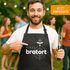 Grillschürze für Männer mit Name und Spruch personalisiert Kochschürze Herren für BBQ Grillgeschenk Schürze Baumwolle MoonWorks®preview