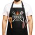 Grillschürze für Männer mit Name und Spruch personalisiert Meister des Grills Grillgeschenk Herren Schürze Baumwolle MoonWorks®preview