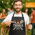 Grillschürze für Männer mit Name und Spruch personalisiert Meister des Grills Grillgeschenk Herren Schürze Baumwolle MoonWorks®preview