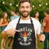 Grillschürze für Männer mit Spruch Bin am Grillen Bier bringen Abflug Kochschürze Herren für BBQ Schürze Baumwolle MoonWorks®preview