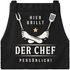 Grillschürze für Männer mit Spruch Grill-Chef Kochschürze Herren für BBQ Schürze Baumwolle MoonWorks®preview