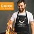 Grillschürze für Männer mit Spruch Grill-Chef Kochschürze Herren für BBQ Schürze Baumwolle MoonWorks®preview