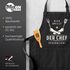 Grillschürze für Männer mit Spruch Grill-Chef Kochschürze Herren für BBQ Schürze Baumwolle MoonWorks®preview