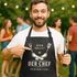 Grillschürze für Männer mit Spruch Grill-Chef Kochschürze Herren für BBQ Schürze Baumwolle MoonWorks®preview