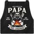 Grillschürze für Männer mit Spruch Grillmeister Papa Die Legende Kochschürze Herren für BBQ Schürze Baumwolle MoonWorks®preview