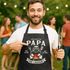 Grillschürze für Männer mit Spruch Grillmeister Papa Die Legende Kochschürze Herren für BBQ Schürze Baumwolle MoonWorks®preview