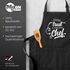 Grillschürze für Männer mit Spruch Never trust a skinny Chef Moonworks®preview