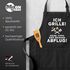 Grillschürze für Männer Spruch Ich grille Keien Tipps Kochschürze Herren für BBQ Schürze Baumwolle MoonWorks®preview